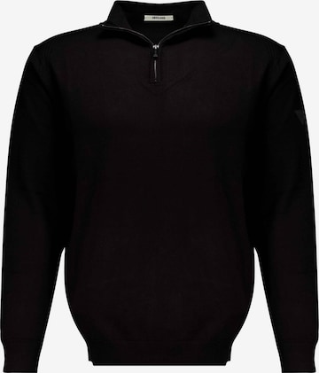 Pull-over 'ALMANACH' Deeluxe en noir : devant