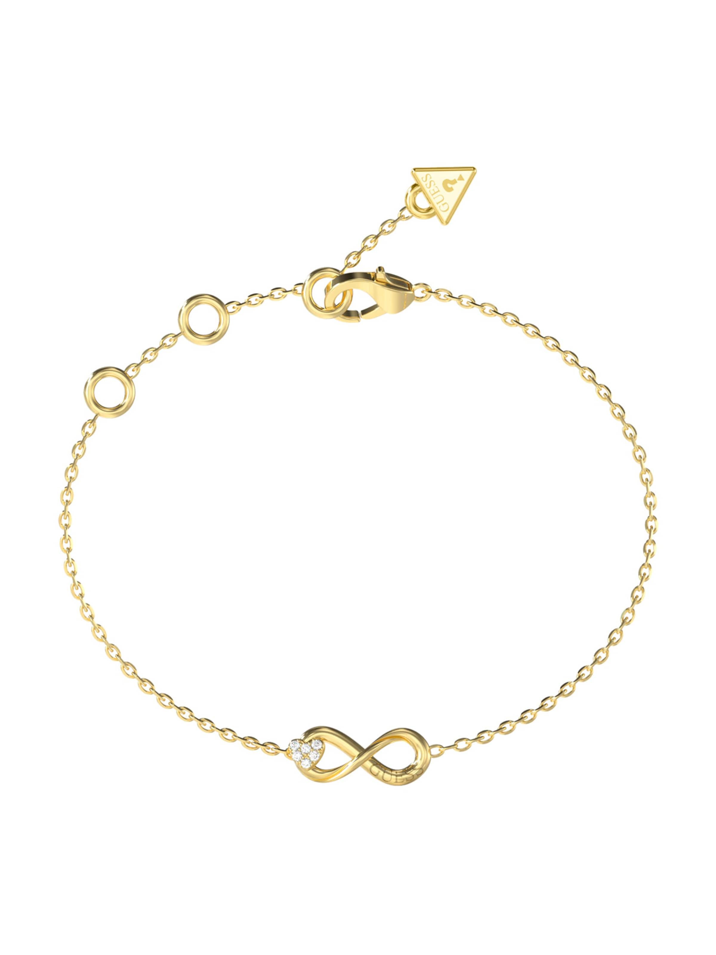 GUESS Zapestnica 'INFINITY' | zlata barva: sprednja stran
