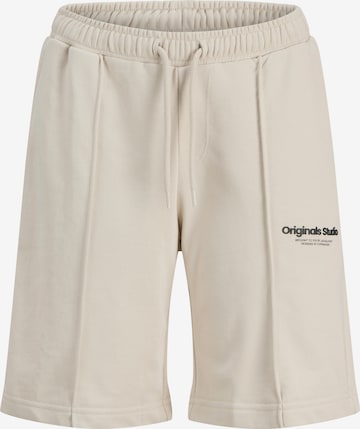 Jack & Jones Junior Pants 'JPSTVesterbro' in Beige: front
