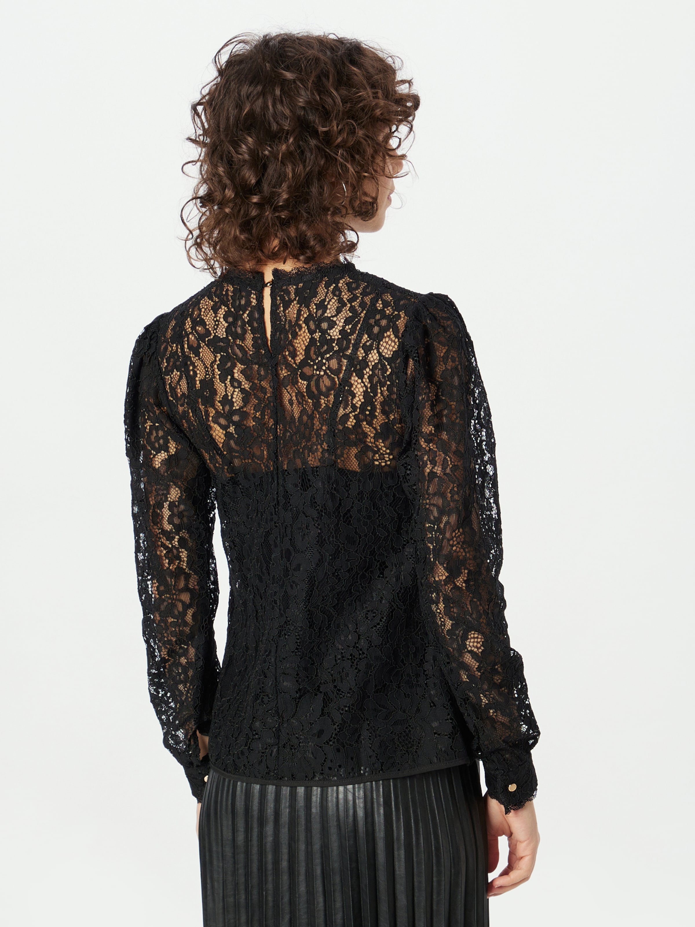 Kanten blouse online zara