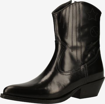 SCOTCH & SODA Cowboy Boots in Black: front