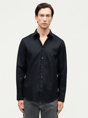 Regular fit Camicia di ARMANI EXCHANGE in blu: frontale