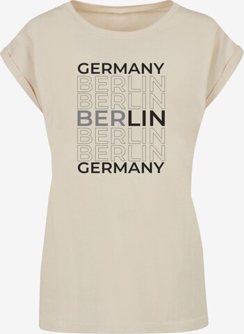 Merchcode Shirt 'Berlin  ' in Beige: predná strana