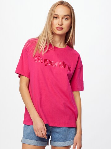 Superdry Shirts i pink: forside