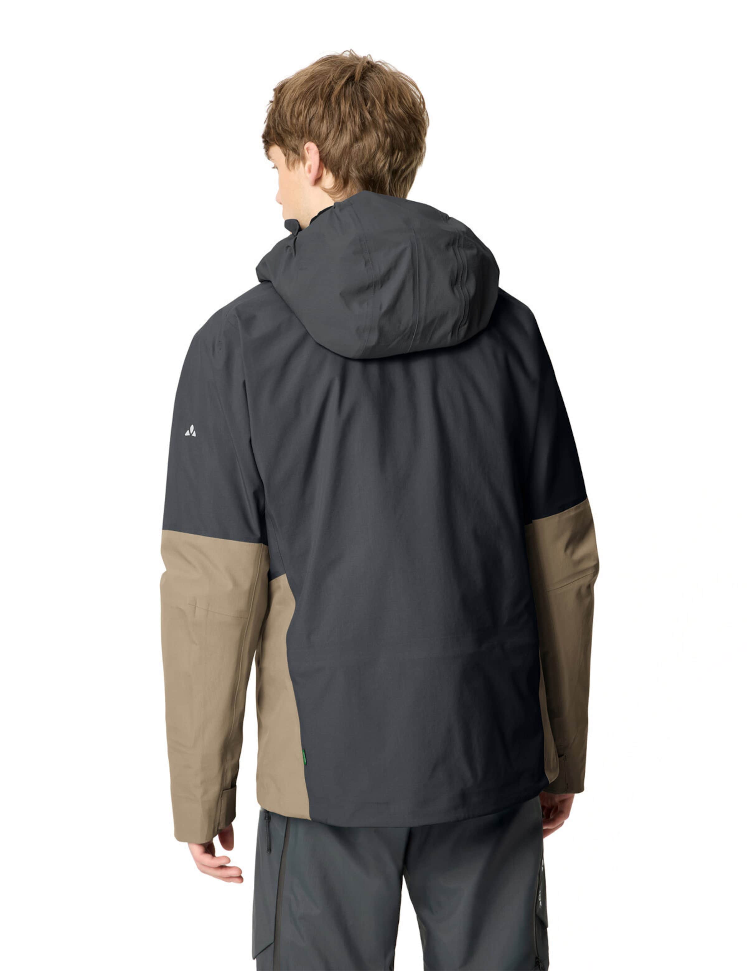 VAUDE Sports jacket 'Monviso II' in Beige