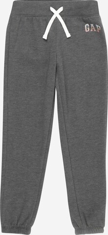 Effilé Pantalon GAP en gris : devant