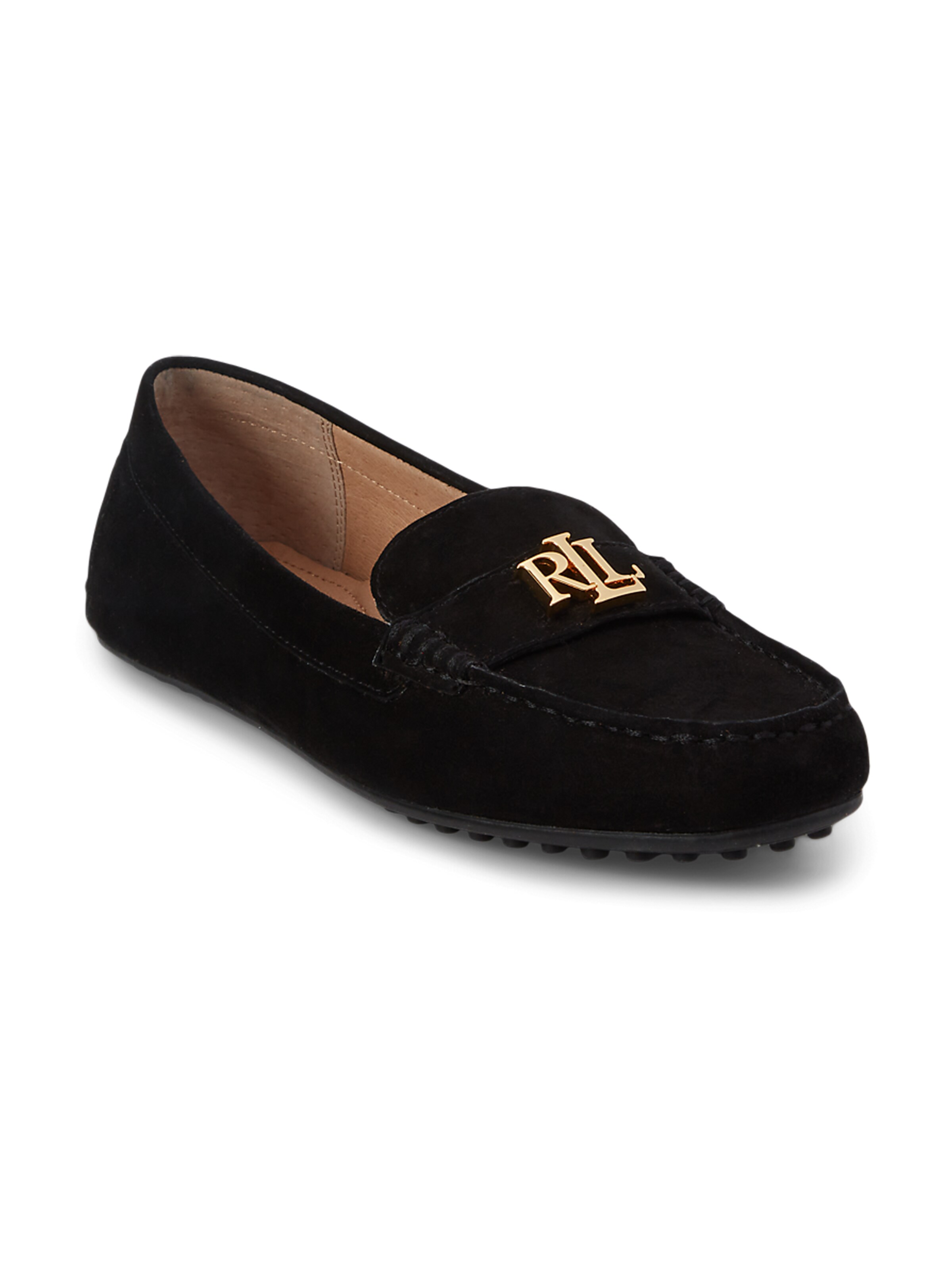 Lauren Ralph Lauren - Mocassins 'BARNSBURY' em preto: frente