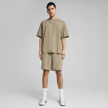 T-Shirt 'Wardrobe Ess' PUMA en vert