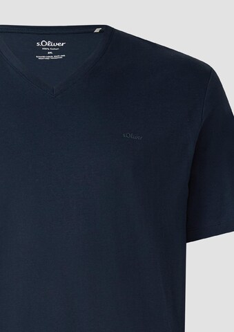 T-Shirt s.Oliver Men Big Sizes en bleu