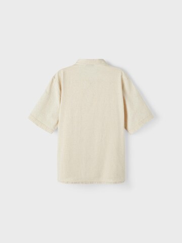 NAME IT Regular fit Overhemd in Beige