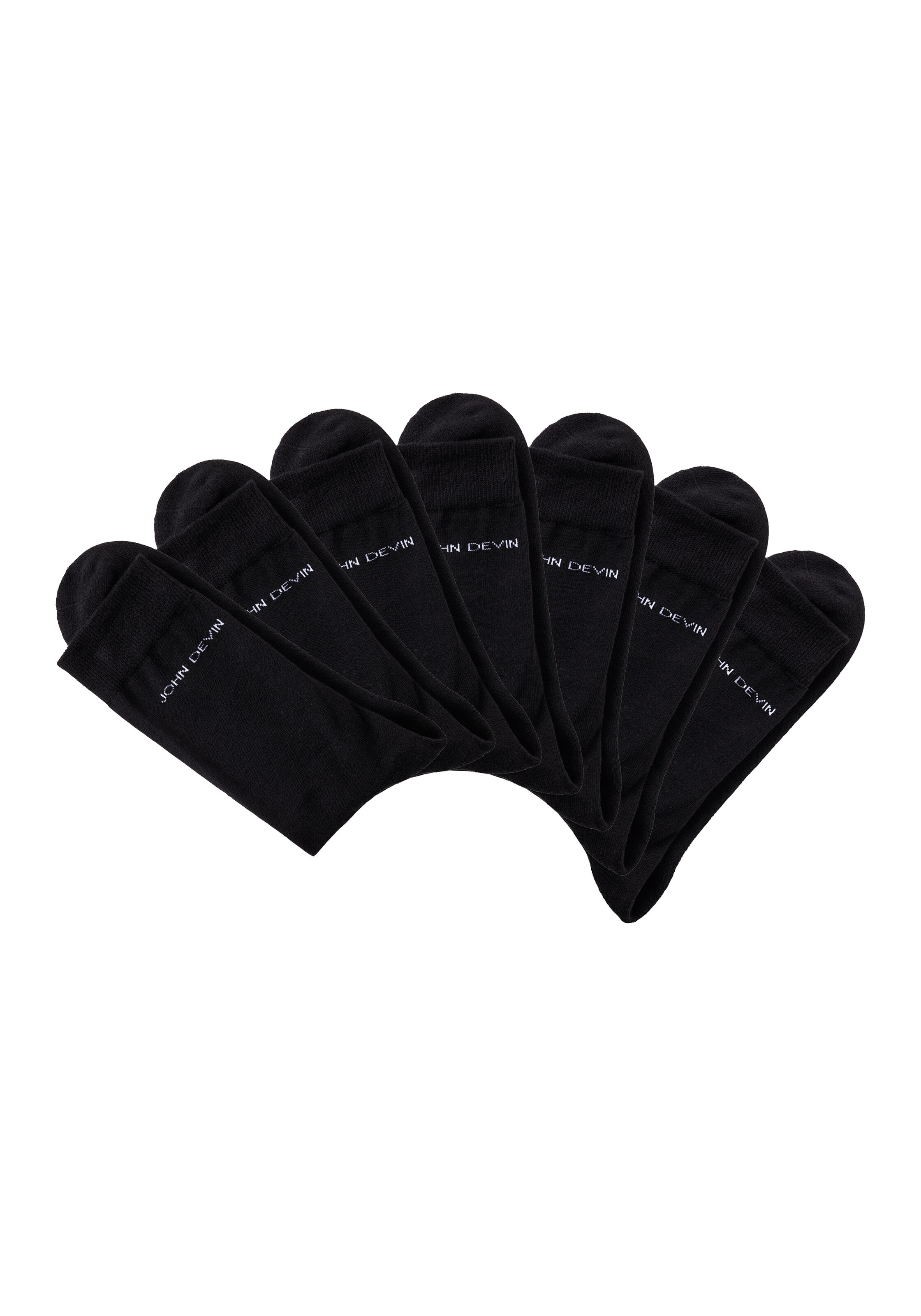 JOHN DEVIN Socks in Black