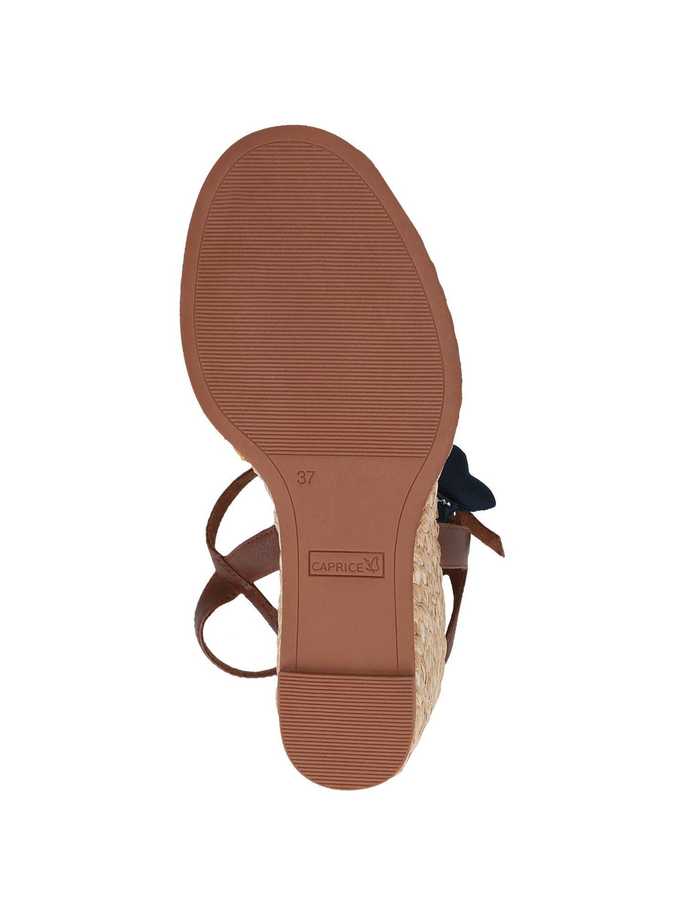 CAPRICE Sandalen met riem in Bruin