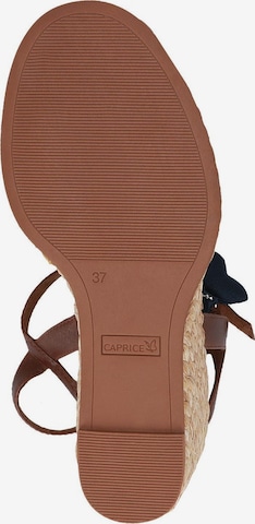 CAPRICE Strap Sandals in Brown