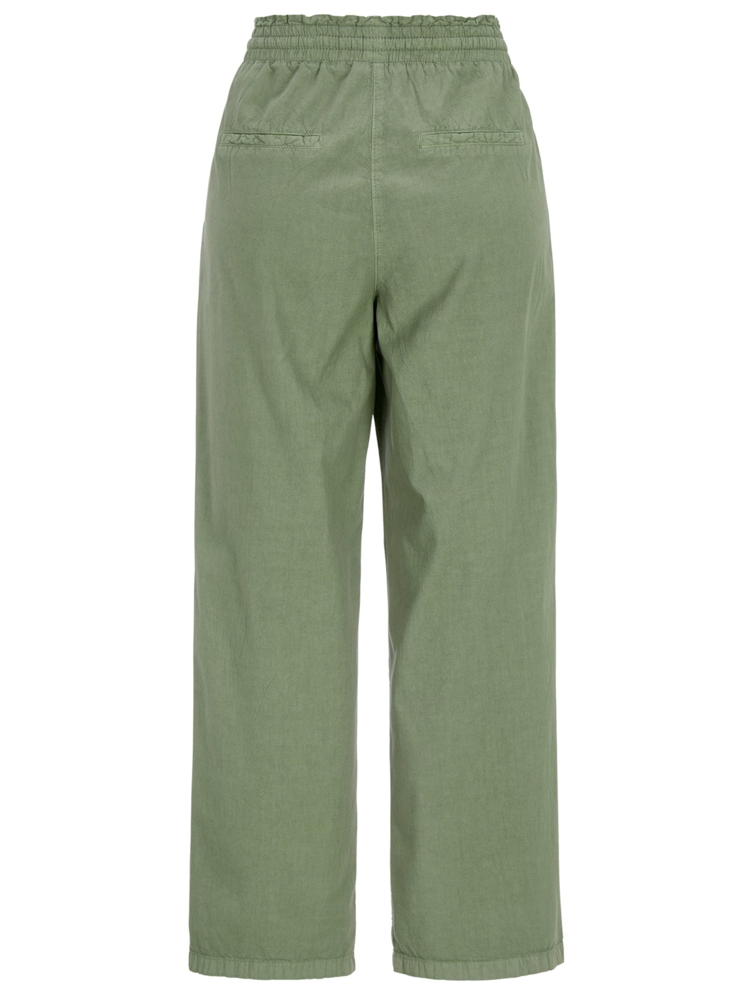 Cellbes of Sweden Loosefit Hose aus gewaschener Baumwolle in Grün