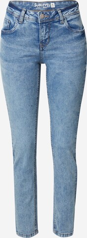 Sublevel Slimfit Jeans 'JULIA' in Blauw: voorkant