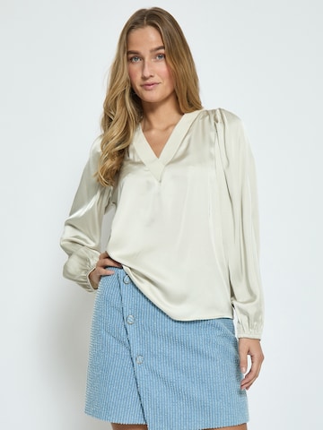 minus Blouse 'Selva' in Beige: voorkant