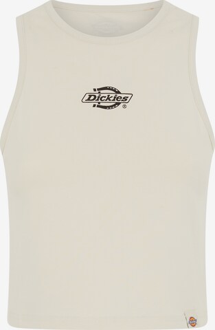 Top 'POWERS' di DICKIES in bianco: frontale