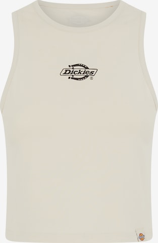 DICKIES - Top 'POWERS' em branco: frente