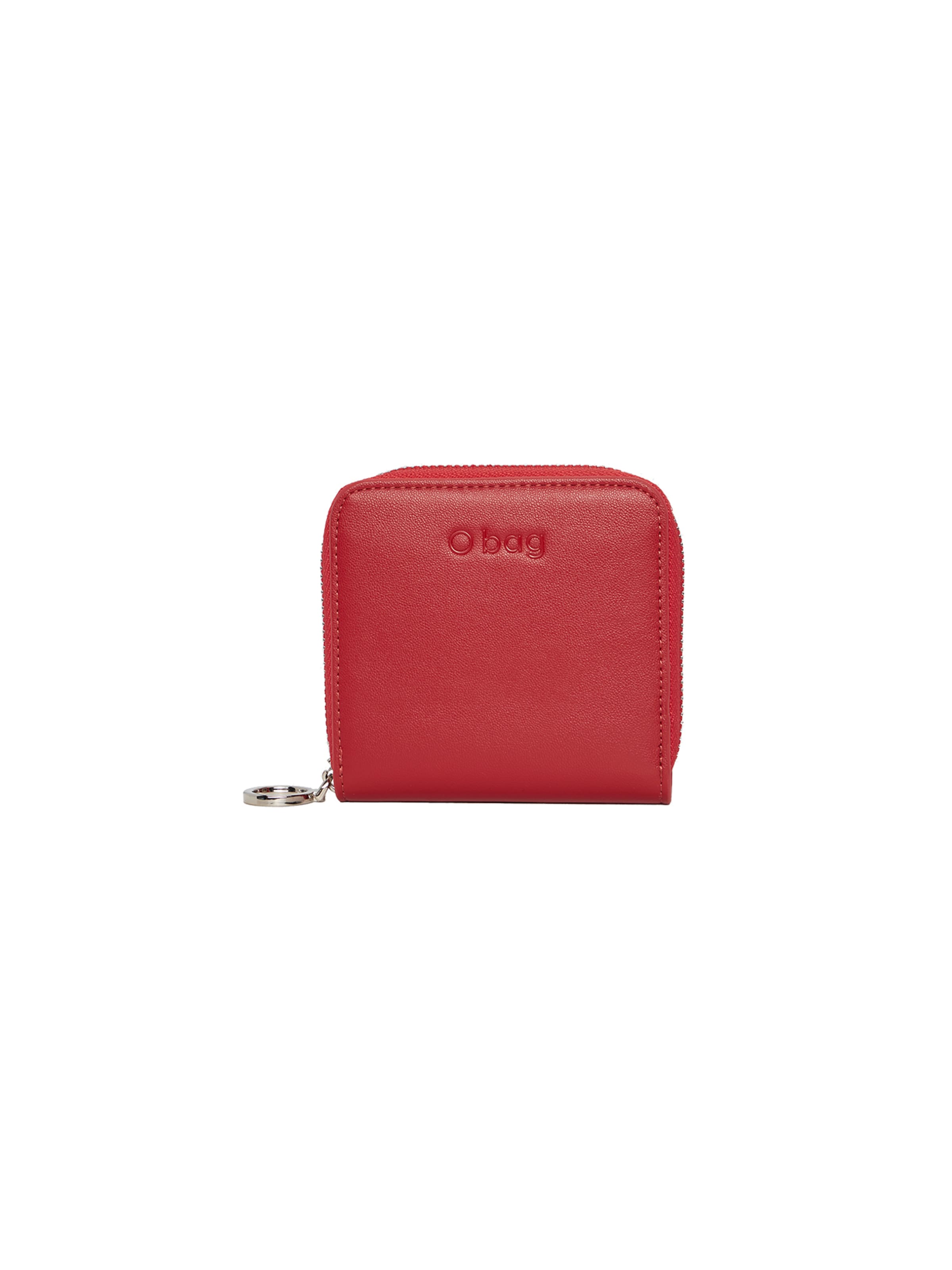 O bag Wallet in Red: front
