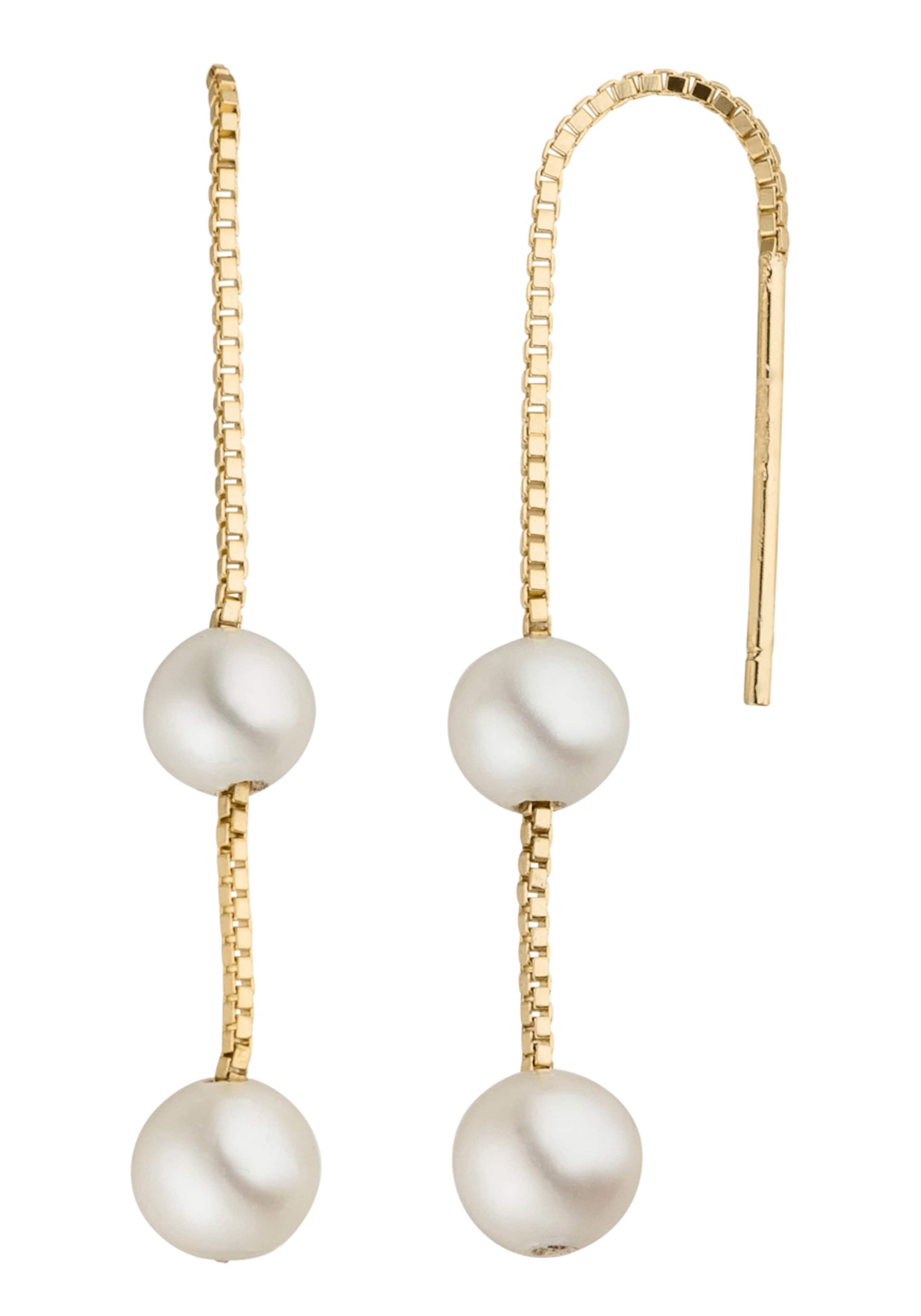 Adriana Ohrringe in Gold: Vorderseite