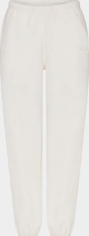 cfab (formerly creamy fabrics) Wide leg Broek 'Everyday Carrot' in Wit: voorkant