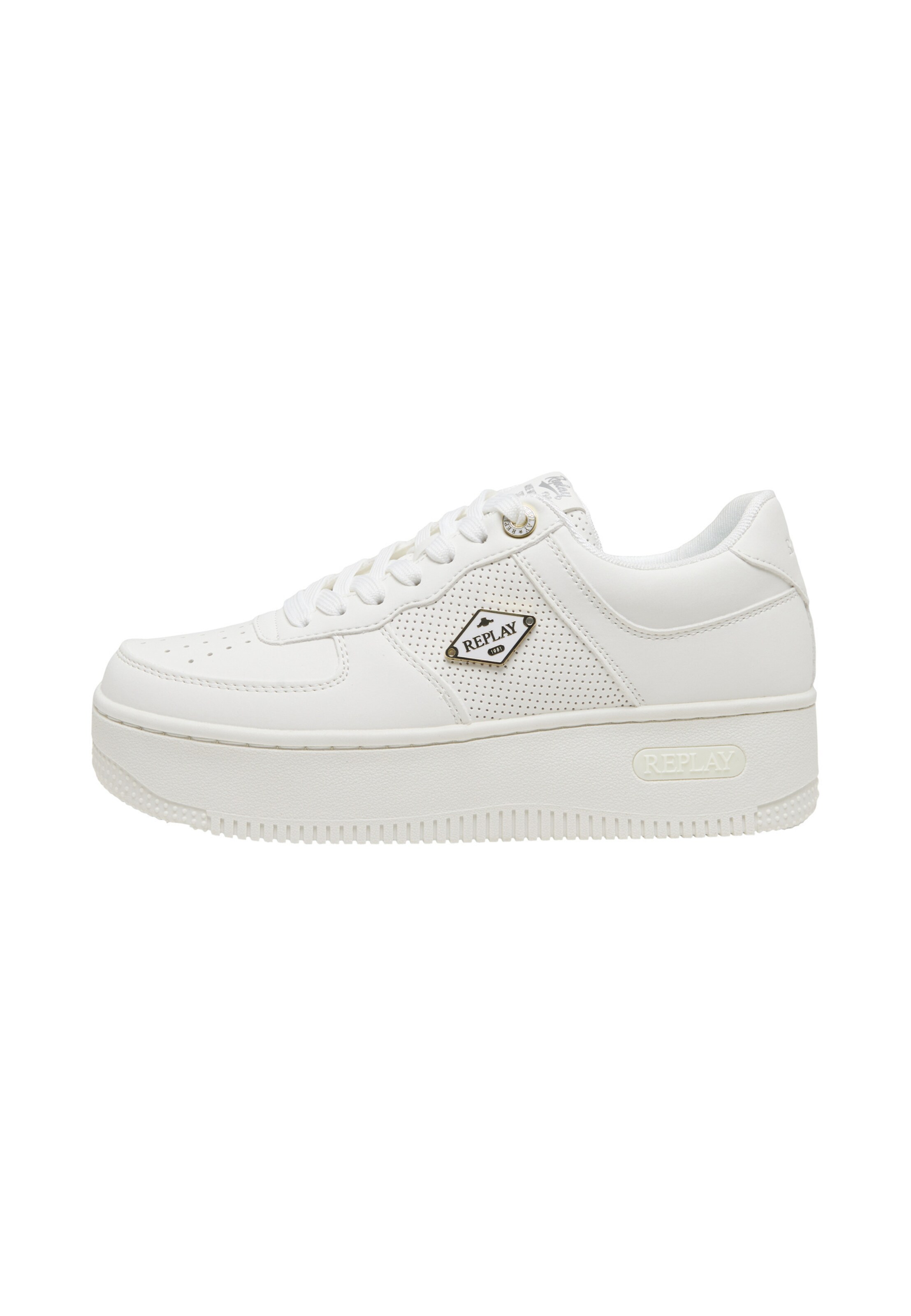 Sneaker bassa 'Epic' di REPLAY in bianco: frontale