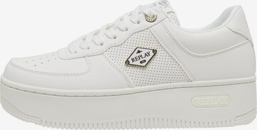 Sneaker bassa 'Epic' di REPLAY in bianco: frontale