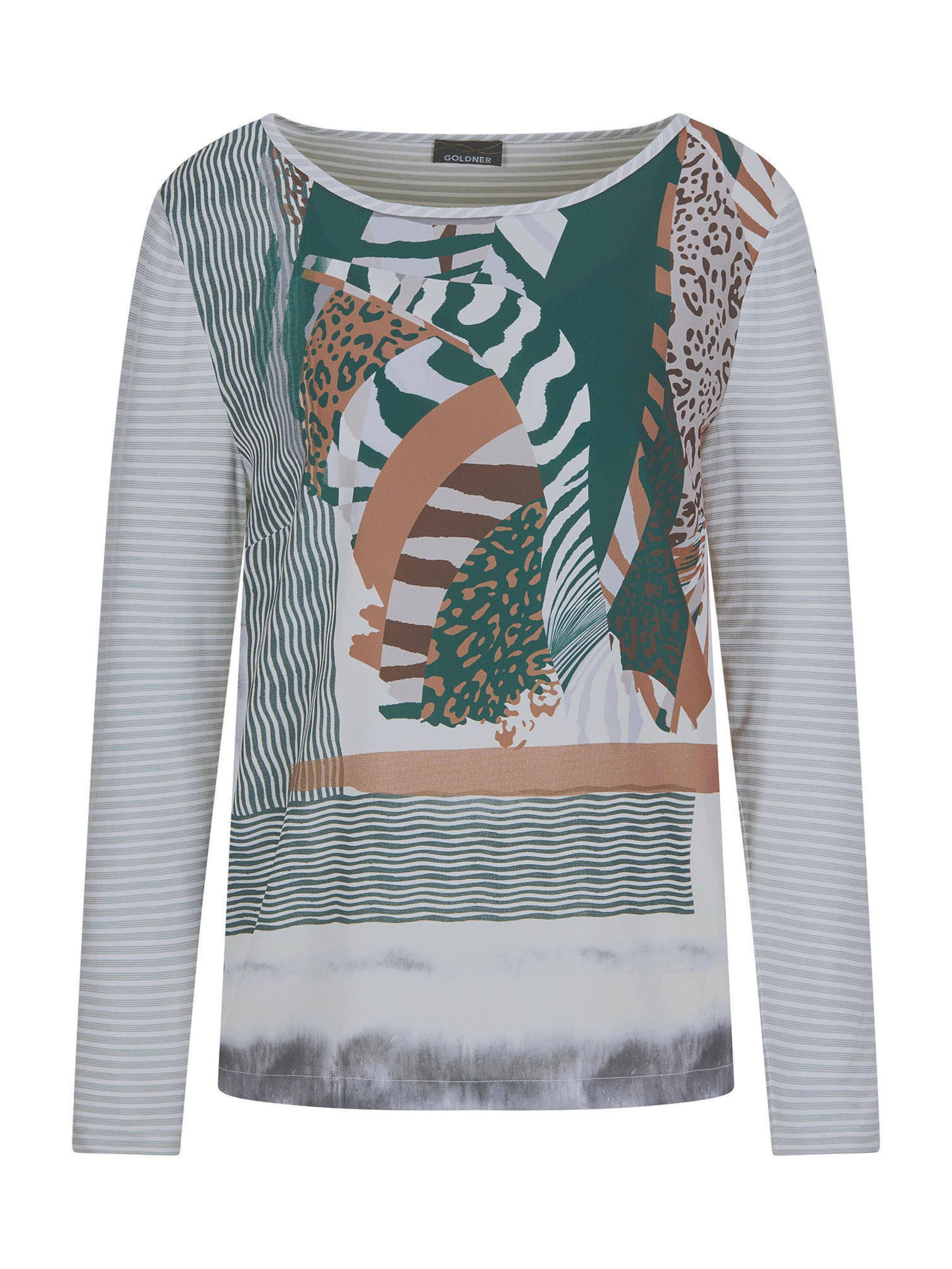 Goldner Shirt in Groen: voorkant