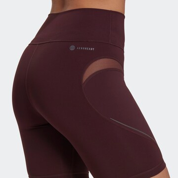 Skinny Pantalon de sport ADIDAS SPORTSWEAR en rouge