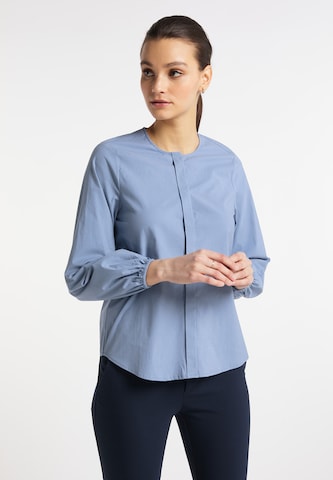 DreiMaster Klassik Blouse in Blauw: voorkant