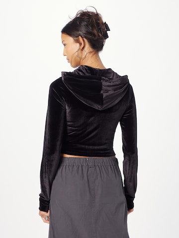 Nasty Gal Sweatjacke in Schwarz