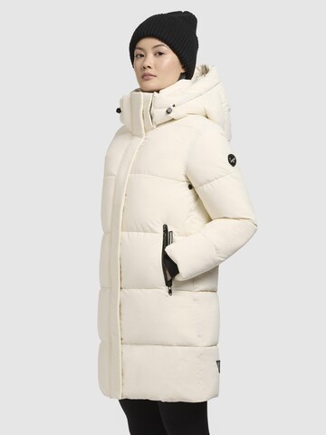 Cappotto invernale 'Haya Matt' di khujo in bianco