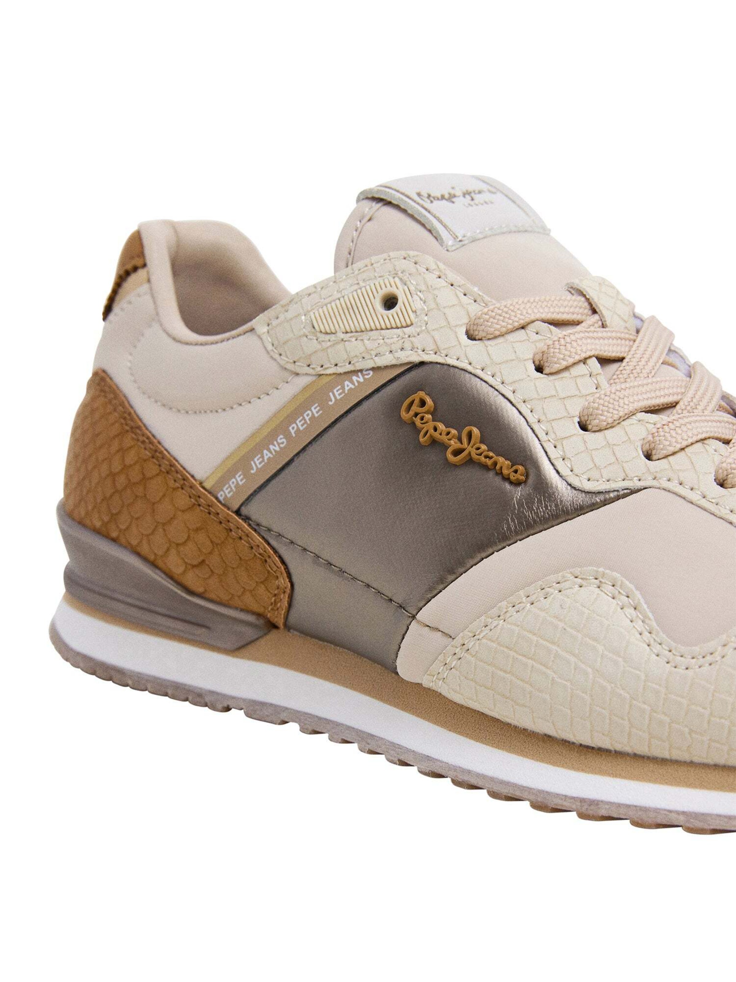 Baskets basses 'London' Pepe Jeans en beige