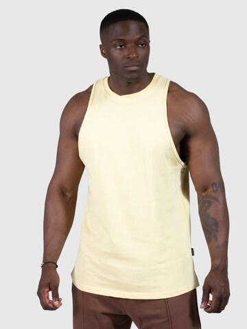 T-Shirt 'Armando' Smilodox en jaune : devant