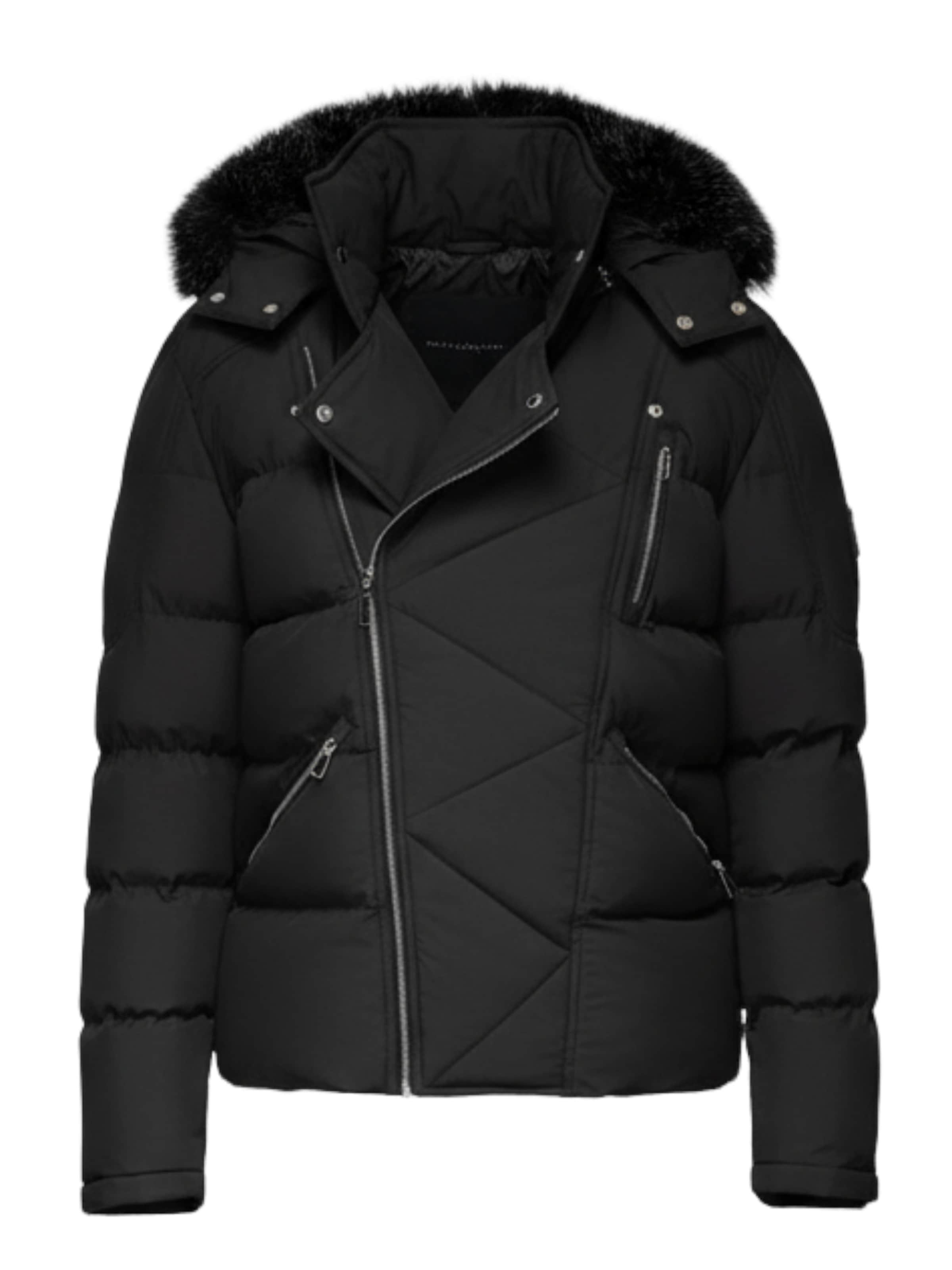 Ombre Winterjas 'OM-JAHP-0252' in Zwart