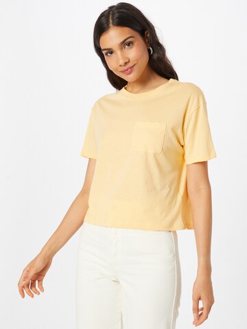 T-shirt NEW LOOK en jaune : devant