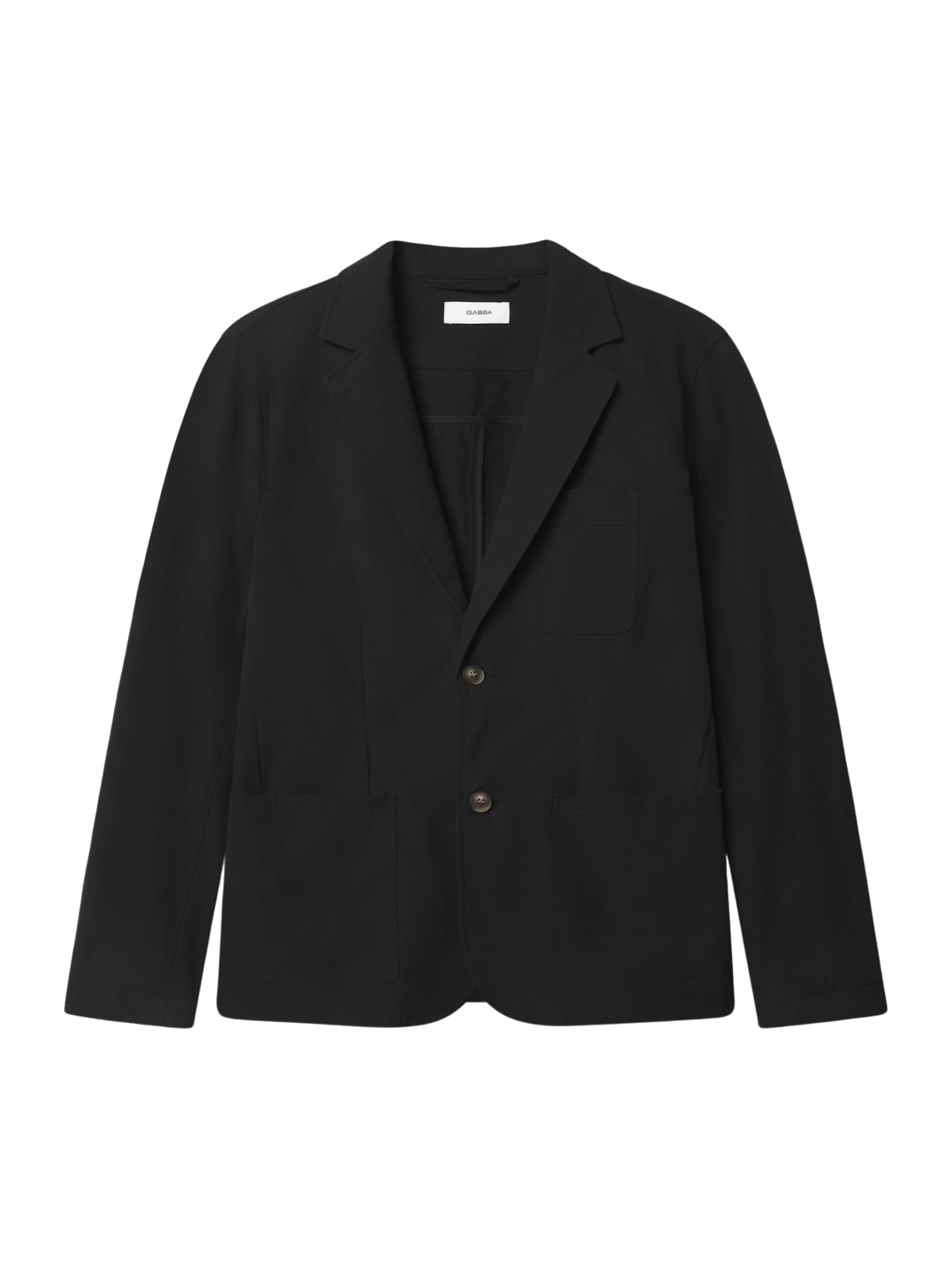 Giacca da completo 'Plaza' di GABBA in nero: frontale