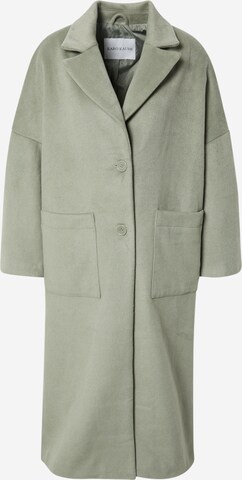 Karo Kauer Between-Seasons Coat in Green: front