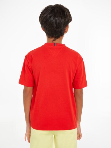 T-Shirt 'Essential' TOMMY HILFIGER en rouge