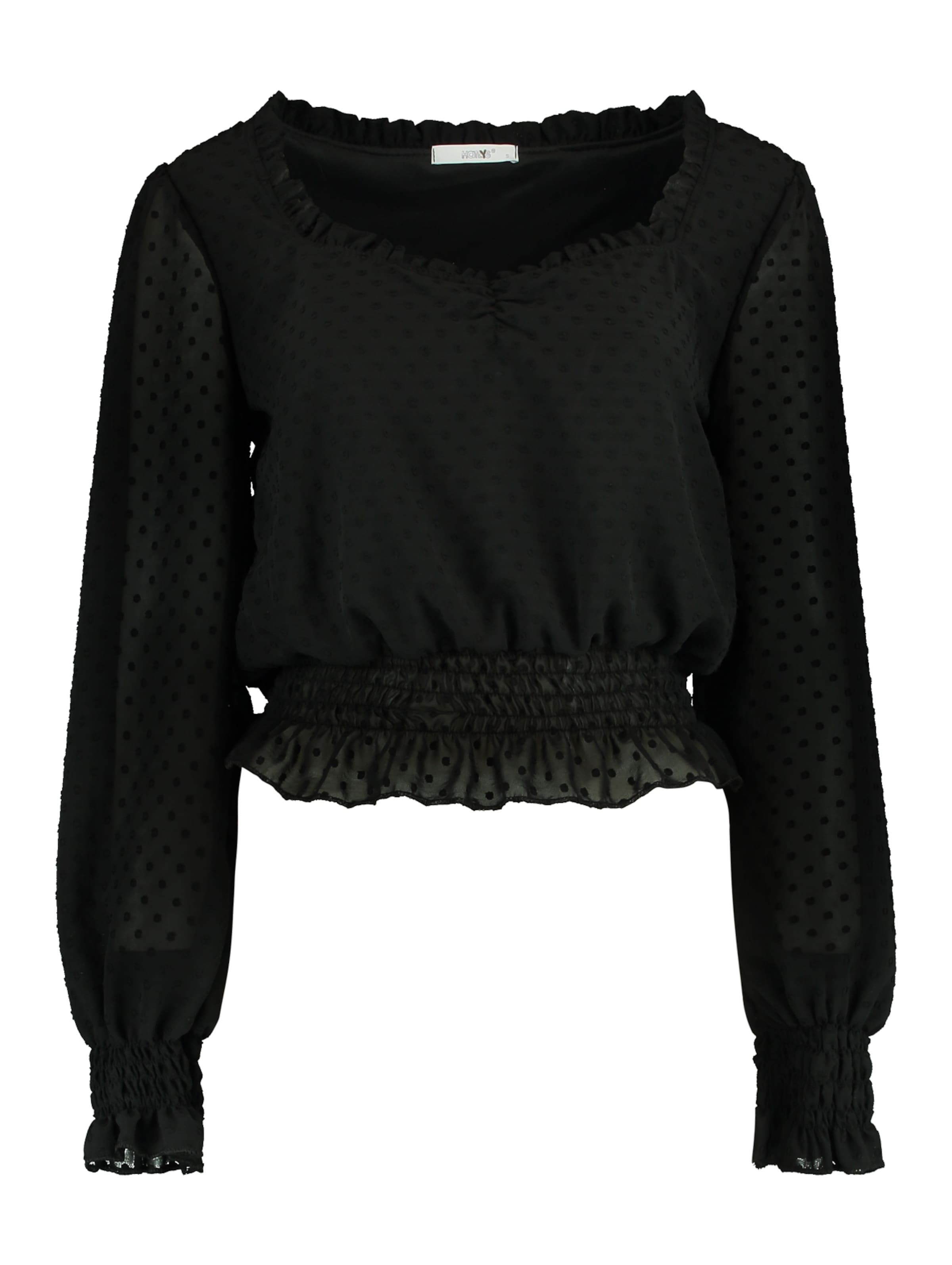 Hailys Tričko 'Maxima' - Čierna: predná strana