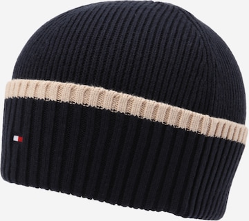 TOMMY HILFIGER Beanie in Blue: front