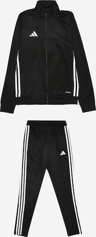 ADIDAS PERFORMANCE Тренировочный костюм 'Tiro 25 Essentials' в Черный: спереди