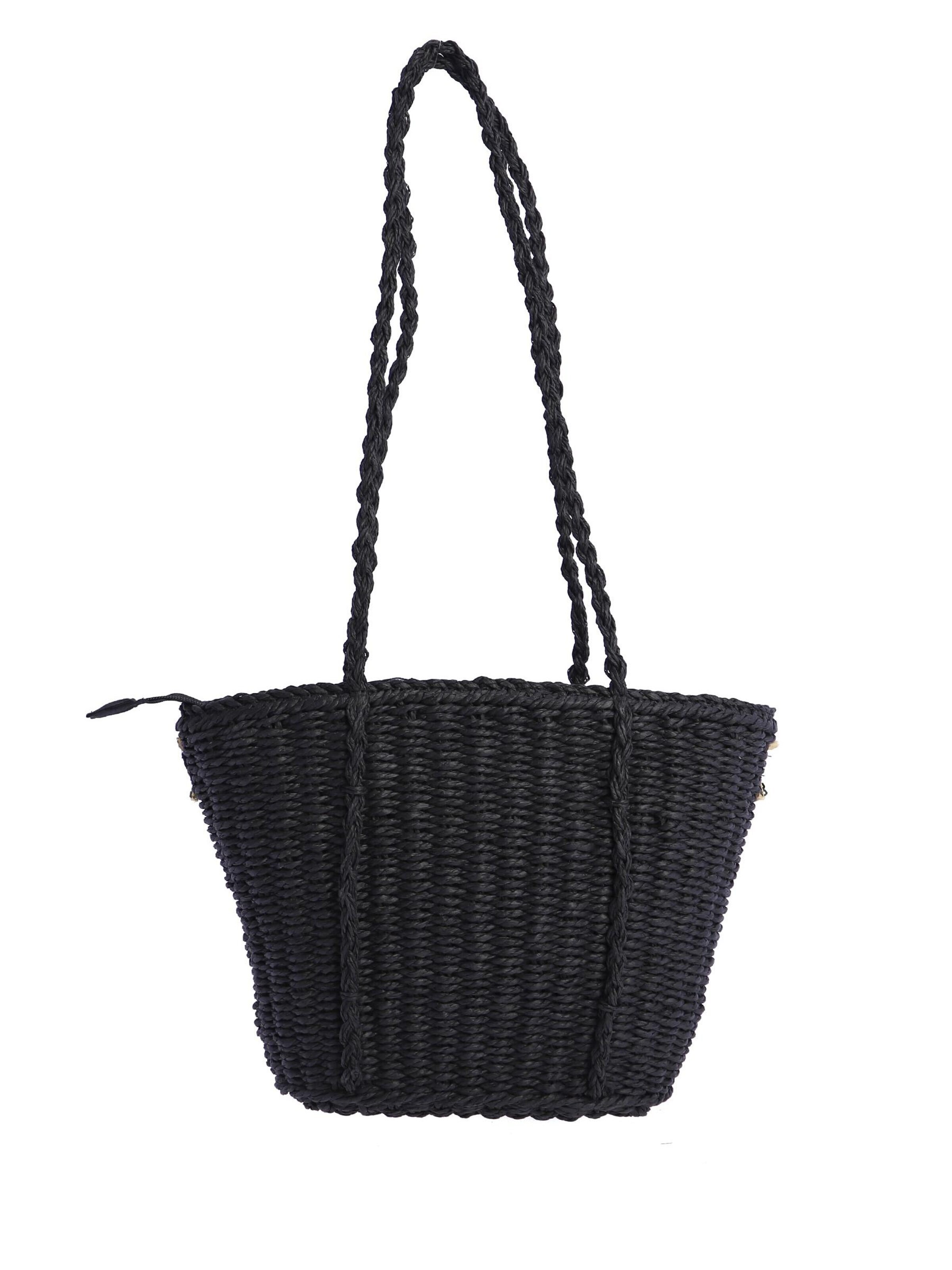 Don Algodon - Shopper 'Bolso bandolera nature para mujer DON ALGODON Shirin con cremallera' en negro