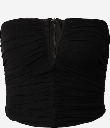 Misspap Топ в Черный: спереди