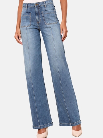 Friends Like These Jeans in Blue: front