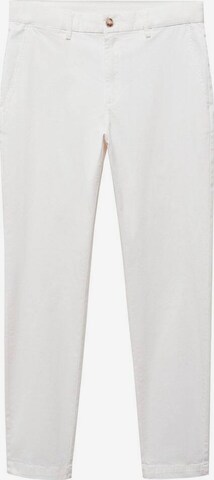 MANGO MAN Regular Pants 'Prato' in White: front