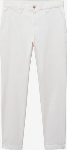 MANGO MAN Regular Pants 'Prato' in White: front