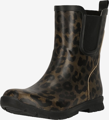 Weather Report Rubber boot 'Snicker' in Brown: front