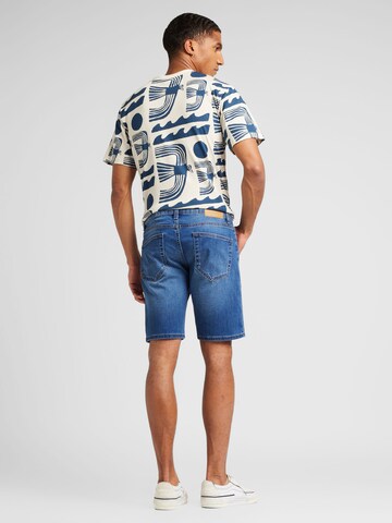 Only & Sons Regular Shorts 'LOOM' in Blau