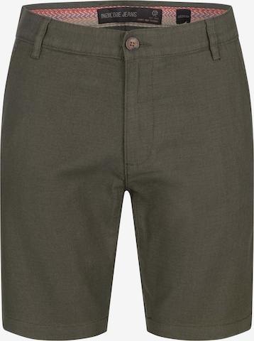 Pantalon 'B799' INDICODE en vert : devant